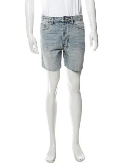 Pre-owned Ksubi Denim Shorts In Blue