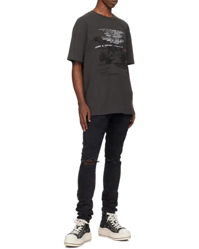 Ksubi Denim Trousers With Belt Loops In Black