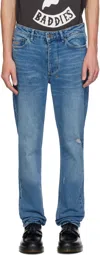 Ksubi Denim Trousers With Belt Loops In Blue
