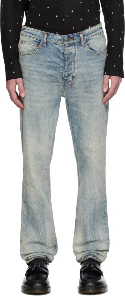 Ksubi Denim Trousers With Belt Loops