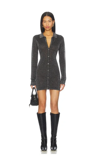 Ksubi Devin Shirt Dress In Gray