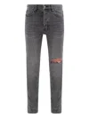 Ksubi Distressed-effect Jeans In Gray