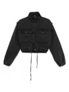 Ksubi Drawstring Pocket Jacket In Black