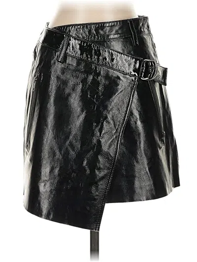 Ksubi Faux Leather Skirt In Black