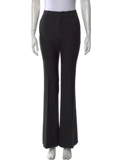 Pre-owned Ksubi Flared Pants In Black