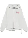 Ksubi Gray Fuego Ekcess Zip Thru Hoodie In Neutrals