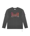 Ksubi Sabbath Kash Faded Graphic T-shirt In Black