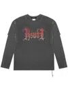 Ksubi Sabbath Kash Faded Graphic T-shirt In Black