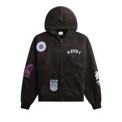 Pre-owned Ksubi Genesis Ekcess Zip Hoodie 'charcoal' | Black | Men's Size S