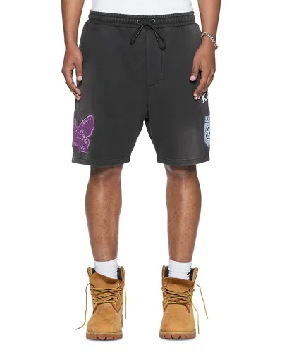 Ksubi Genesis Trak 32.3 Charcoal Fade Shorts In Black