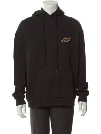 Pre-owned Ksubi Graphic Print Crew Neck Hoodie In Black