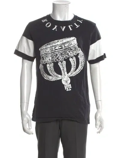 Pre-owned Ksubi Graphic Print Crew Neck T-shirt In Gray