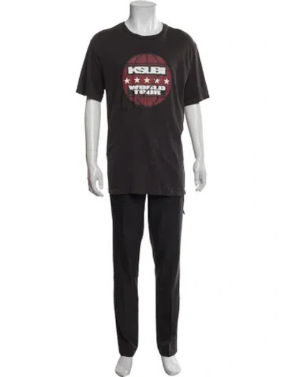 Pre-owned Ksubi Graphic Print Crew Neck T-shirt In Multi