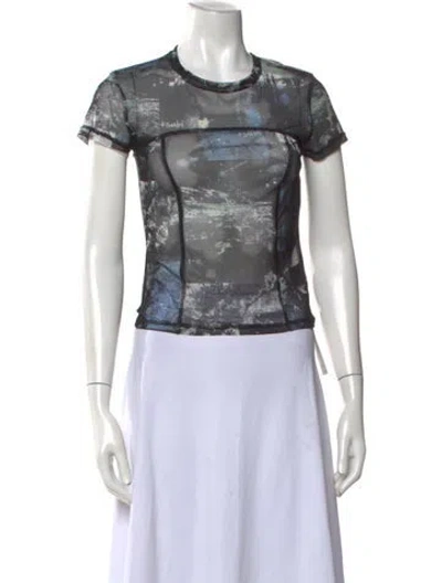 Pre-owned Ksubi Graphic Print Crew Neck T-shirt In Multicolor