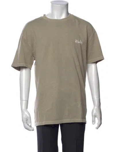 Pre-owned Ksubi Graphic Print Crew Neck T-shirt W/ Tags In Neutrals