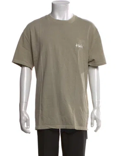 Pre-owned Ksubi Graphic Print Crew Neck T-shirt W/ Tags In Neutrals
