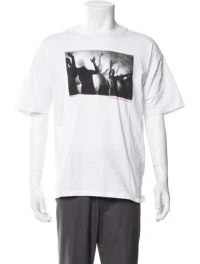 Pre-owned Ksubi Graphic Print Crew Neck T-shirt In White