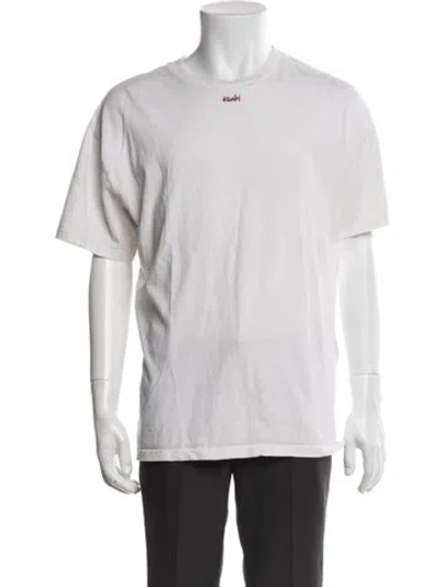 Pre-owned Ksubi Graphic Print Crew Neck T-shirt In White