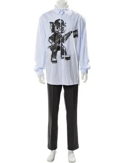 Pre-owned Ksubi Graphic Print Long Sleeve Shirt In Multi