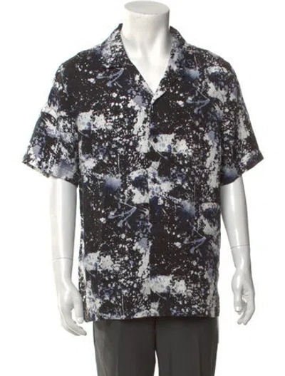 Pre-owned Ksubi Graphic Print Short Sleeve Shirt In Black