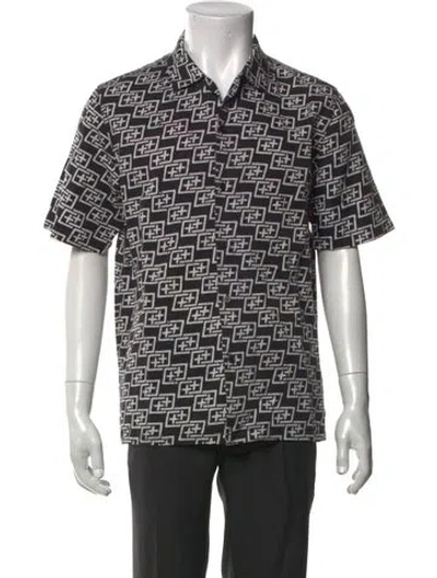 Pre-owned Ksubi Graphic Print Short Sleeve Shirt In Gray