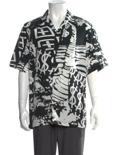 Pre-owned Ksubi Graphic Print Short Sleeve Shirt W/ Tags In Multi