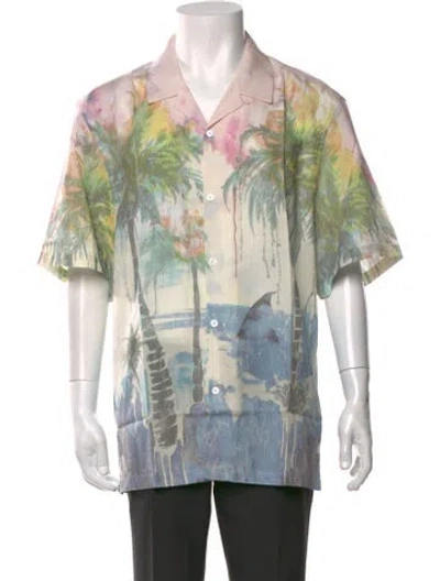 Pre-owned Ksubi Graphic Print Short Sleeve Shirt W/ Tags In Multicolor