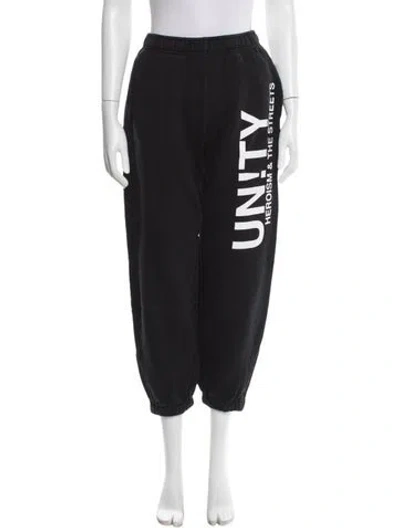 Pre-owned Ksubi Graphic Print Sweatpants In Black