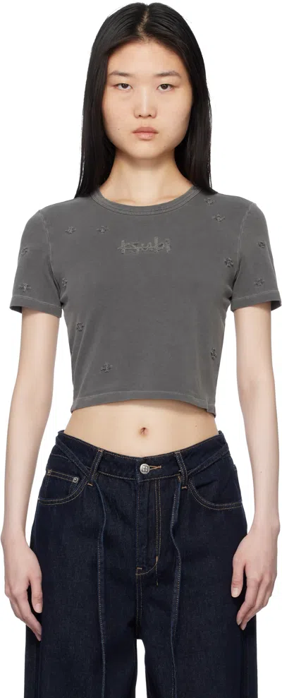 Ksubi Gray 1999 Plus Baby T-shirt In Charcoal