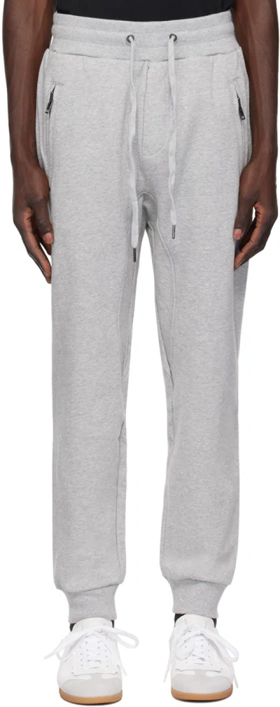 Ksubi Gray 4 X 4 Trak Sweatpants In Light Grey