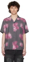 Ksubi Cursed Resort Short Sleeve Shirt In Black