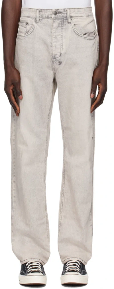 Ksubi Gray Anti K Pluto Jeans In Grey