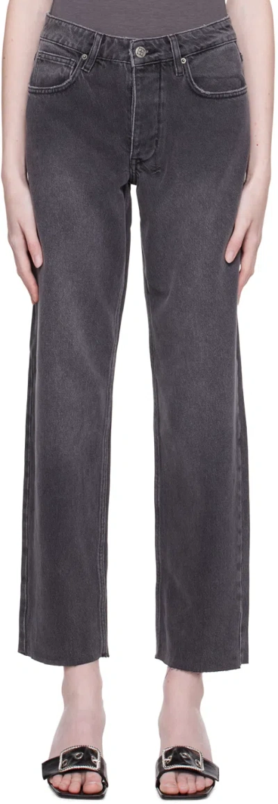 Ksubi Gray Brooklyn Daze Jeans In 098 Denim