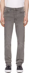 Ksubi Chitch Prodigy Washed Grey Jeans In Gray