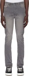 Ksubi Chitch Prodigy Washed Grey Jeans In Denim