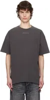 Ksubi Gray Sott Ekcess Ss T-shirt In Black
