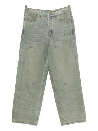 Ksubi Greaser Cotton Jeans In Green