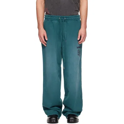 Ksubi Green Rugged Synthesis Sweatpants