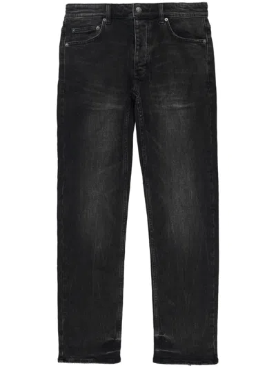 Ksubi Hazlow Knight Straight-leg Jeans In Black