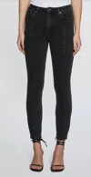 Ksubi Hi N Wasted Onyx Zip In Wash Blacked In Multi