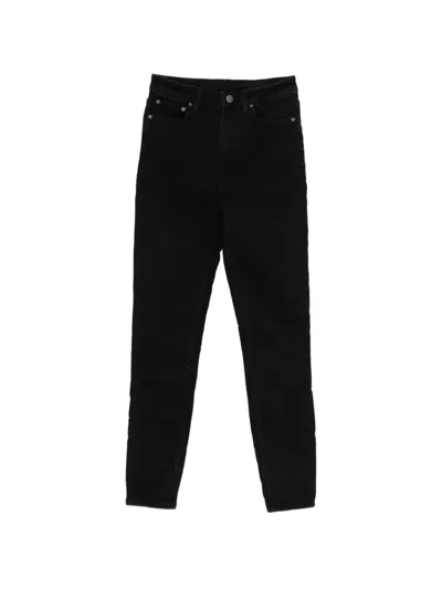 Ksubi Hi Waisted Jeans In Black