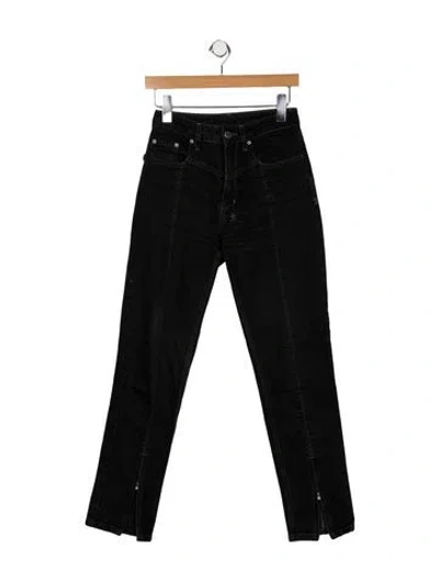 Pre-owned Ksubi High-rise Skinny Leg Jeans In Black