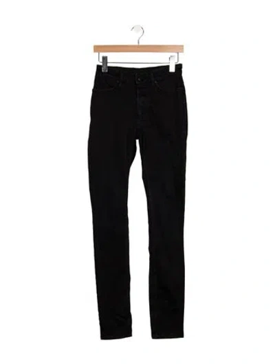 Pre-owned Ksubi High-rise Skinny Leg Jeans In Black