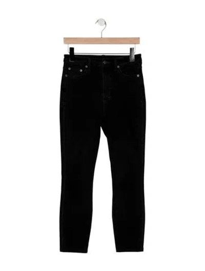 Pre-owned Ksubi High-rise Skinny Leg Jeans In Black