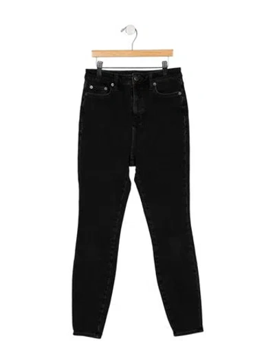 Pre-owned Ksubi High-rise Skinny Leg Jeans In Black