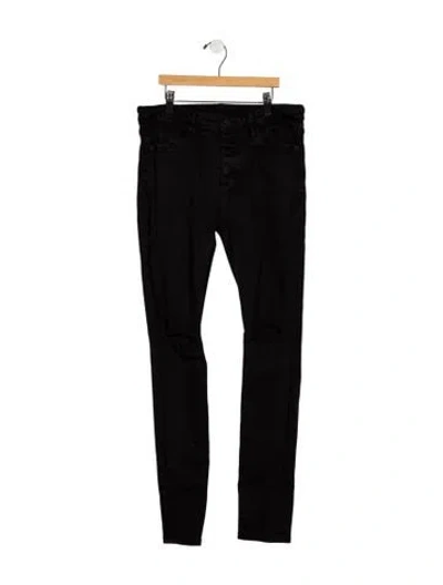 Pre-owned Ksubi High-rise Skinny Leg Jeans In Black