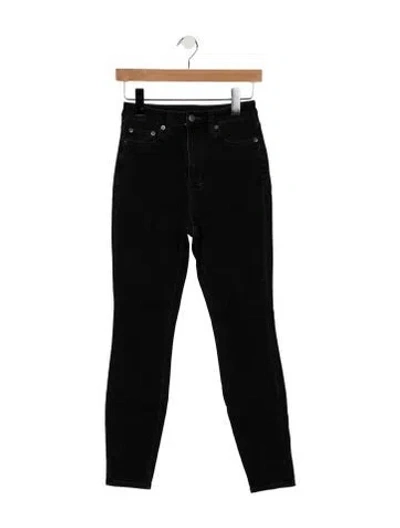 Pre-owned Ksubi High-rise Skinny Leg Jeans In Black