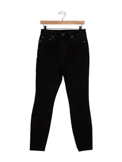 Pre-owned Ksubi High-rise Skinny Leg Jeans In Black