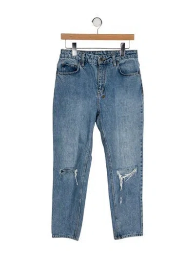Pre-owned Ksubi High-rise Skinny Leg Jeans In Blue