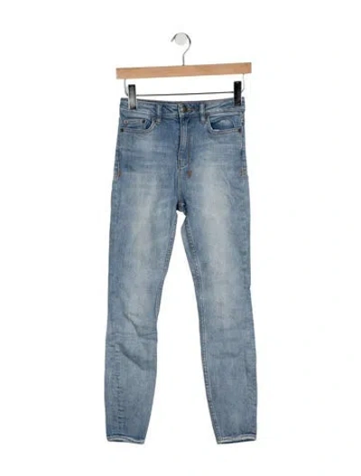 Pre-owned Ksubi High-rise Skinny Leg Jeans In Blue